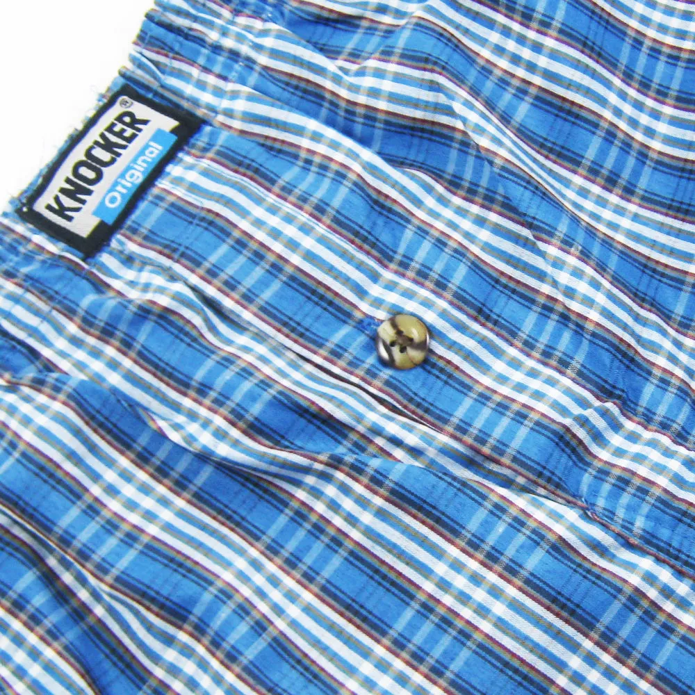12 Lot Mens Knocker Boxers Trunk Plaid Shorts Underwear Cotton Briefs 3XL 50-52