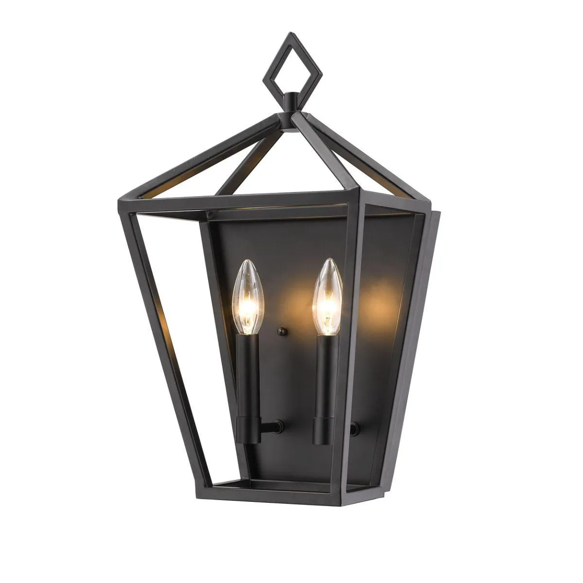 18 in. Wall Light Matte Black finish