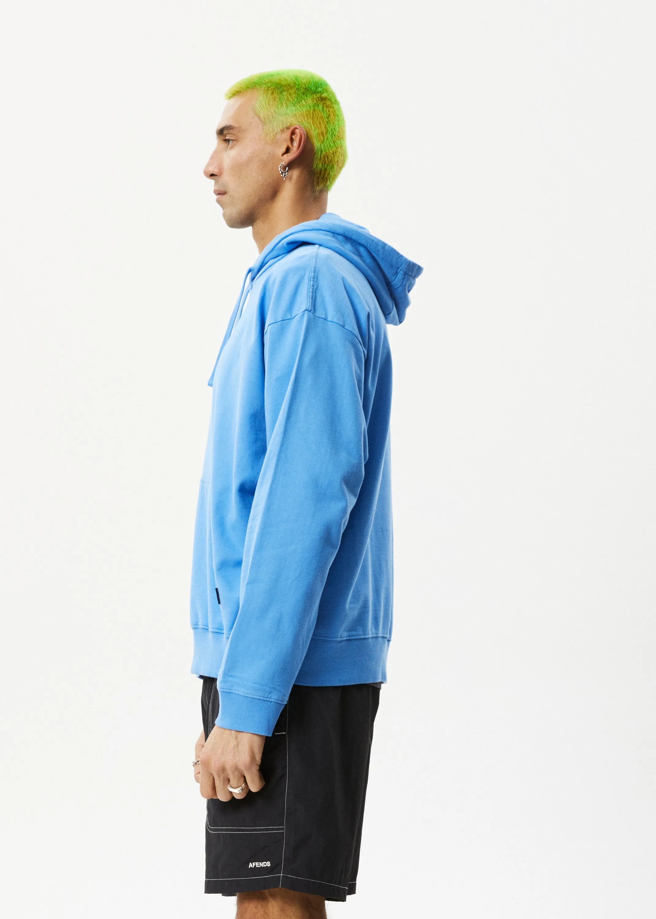 AFENDS Mens Solar System - Logo Hoodie - Arctic