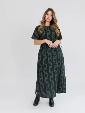 Forest Vine Twist Aimee Maxi Dress