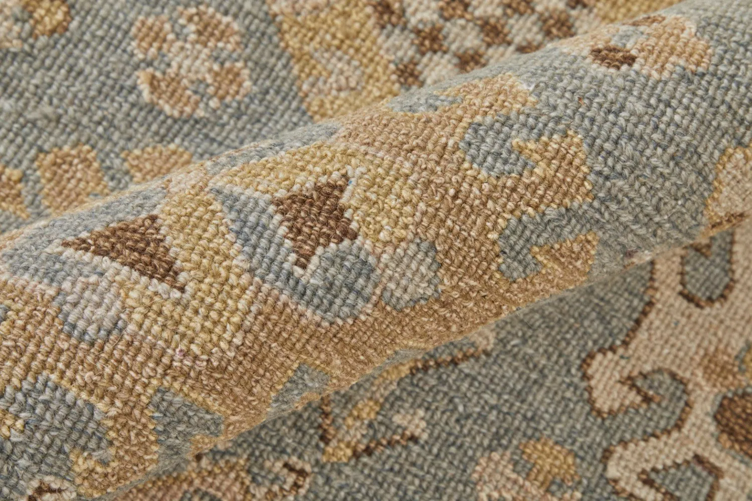 Aleska Oriental Blue/Gray/Ivory Rug