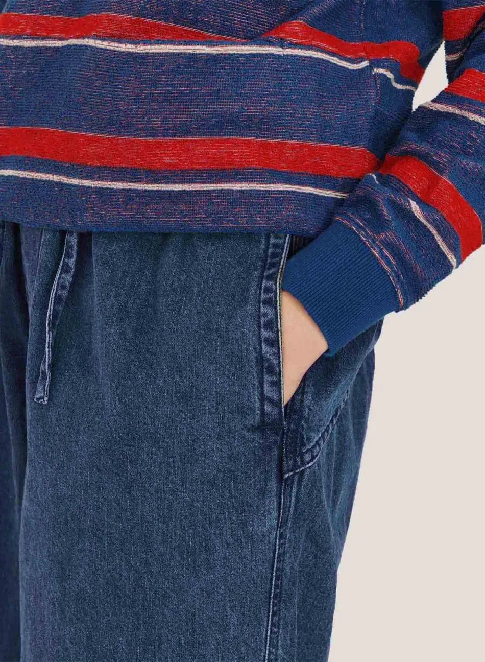 Alva Skate Trouser Washed Indigo