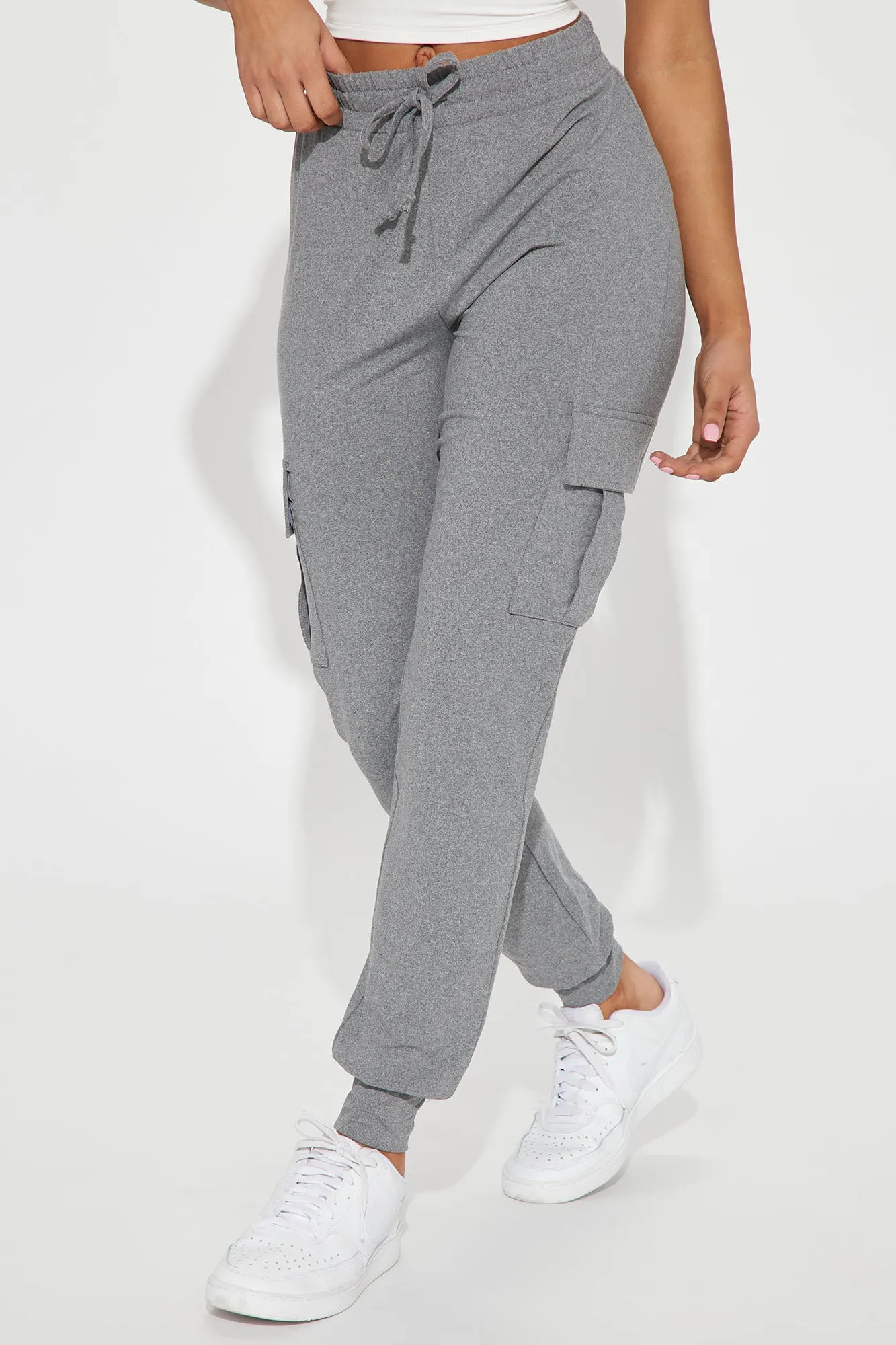Back To Better Cargo Jogger - Heathered Grey