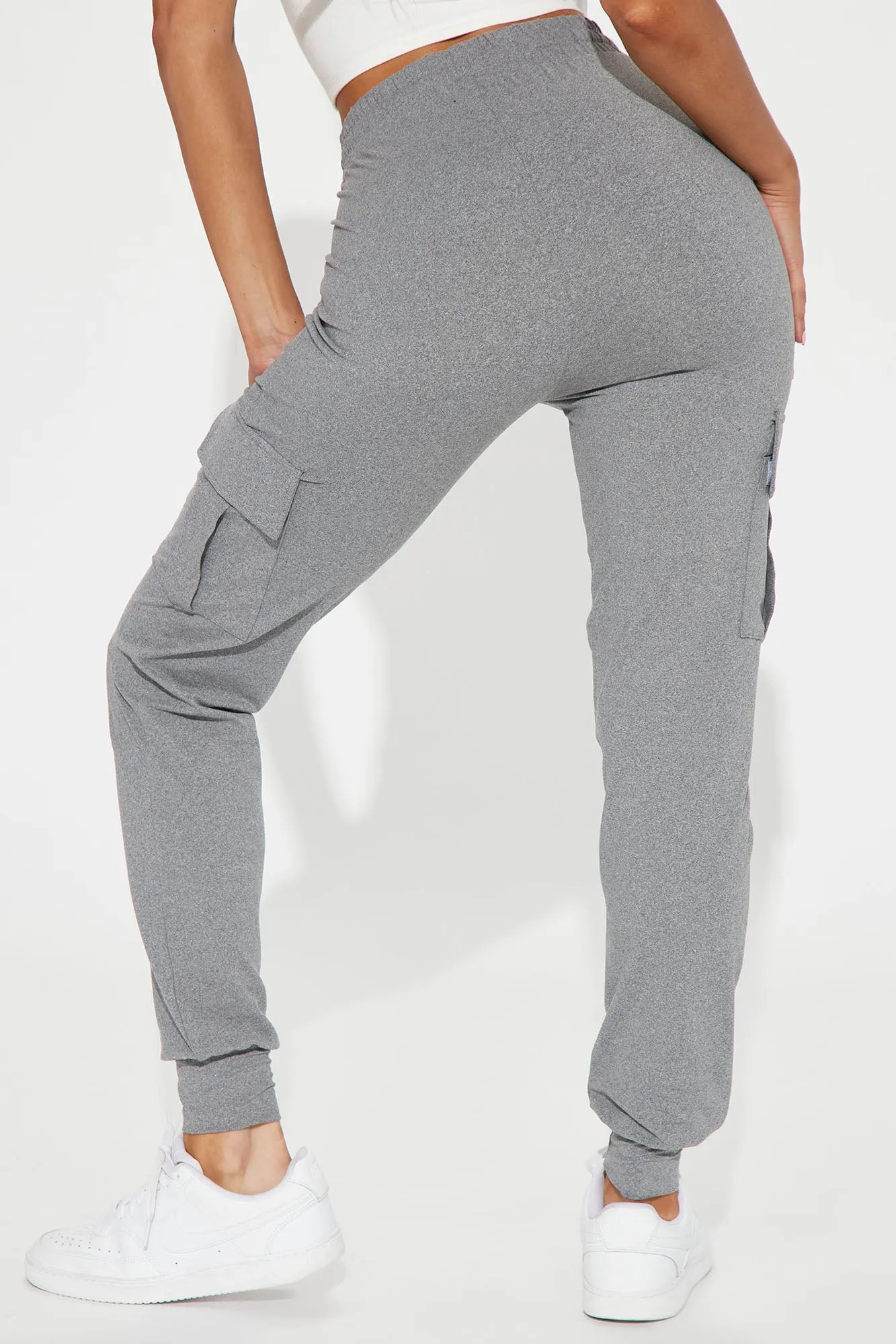 Back To Better Cargo Jogger - Heathered Grey