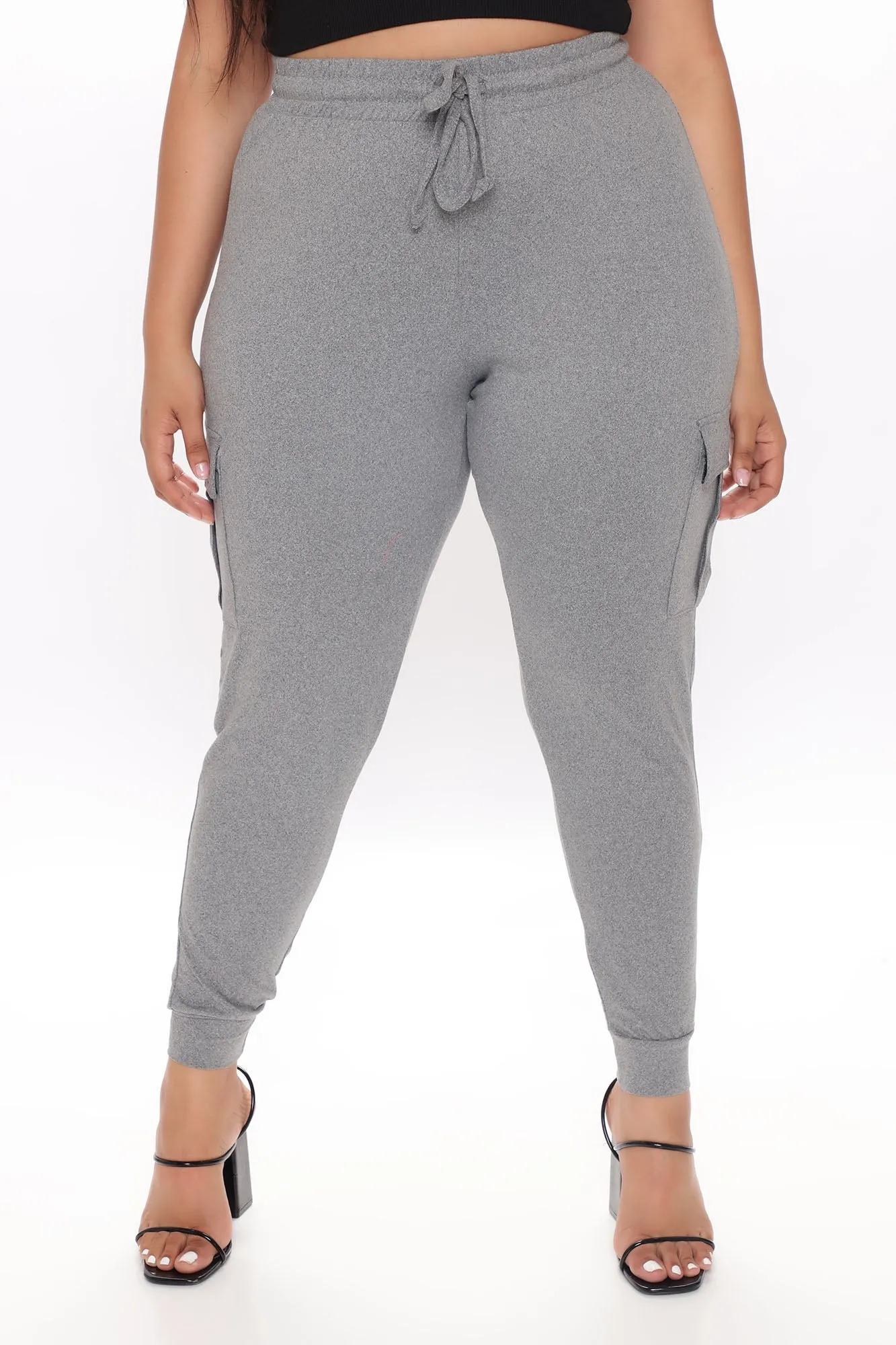 Back To Better Cargo Jogger - Heathered Grey