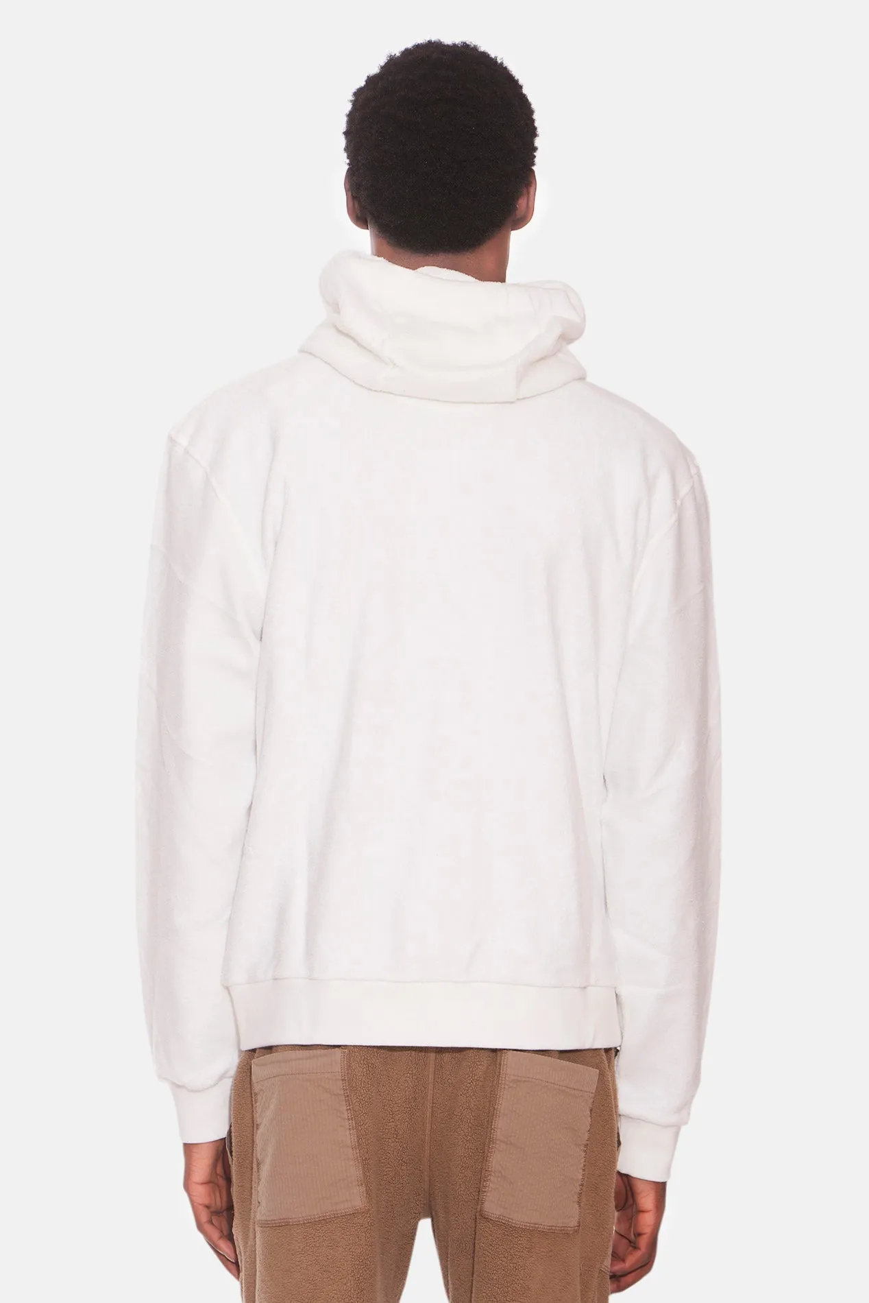 B&C Zip Hoodie White