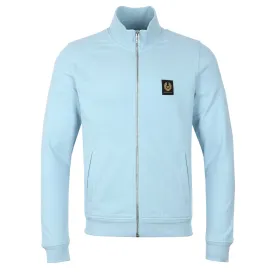 Belstaff Full Zip Sweat Top in Skyline Blue