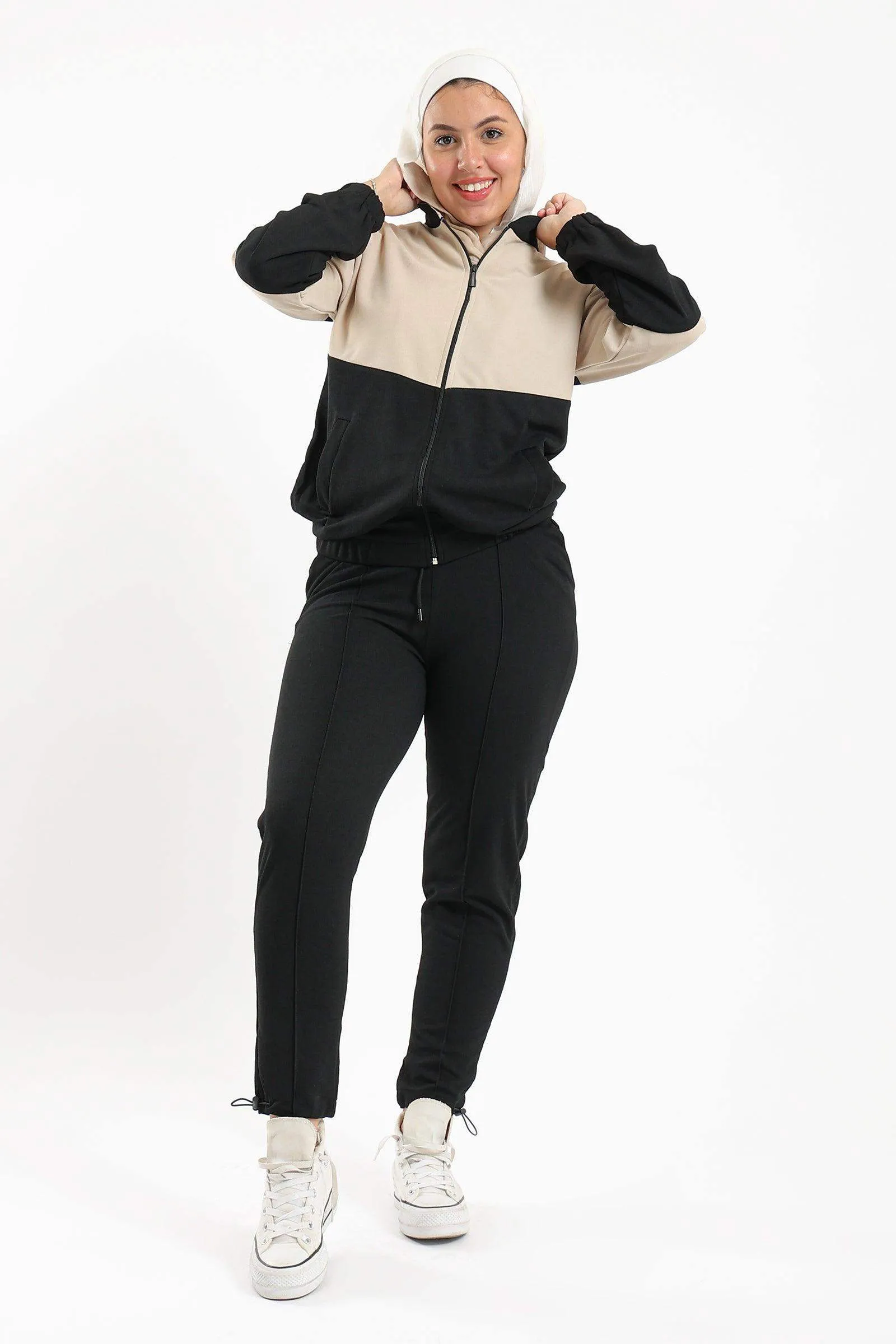 Black Piping Lounge Pants