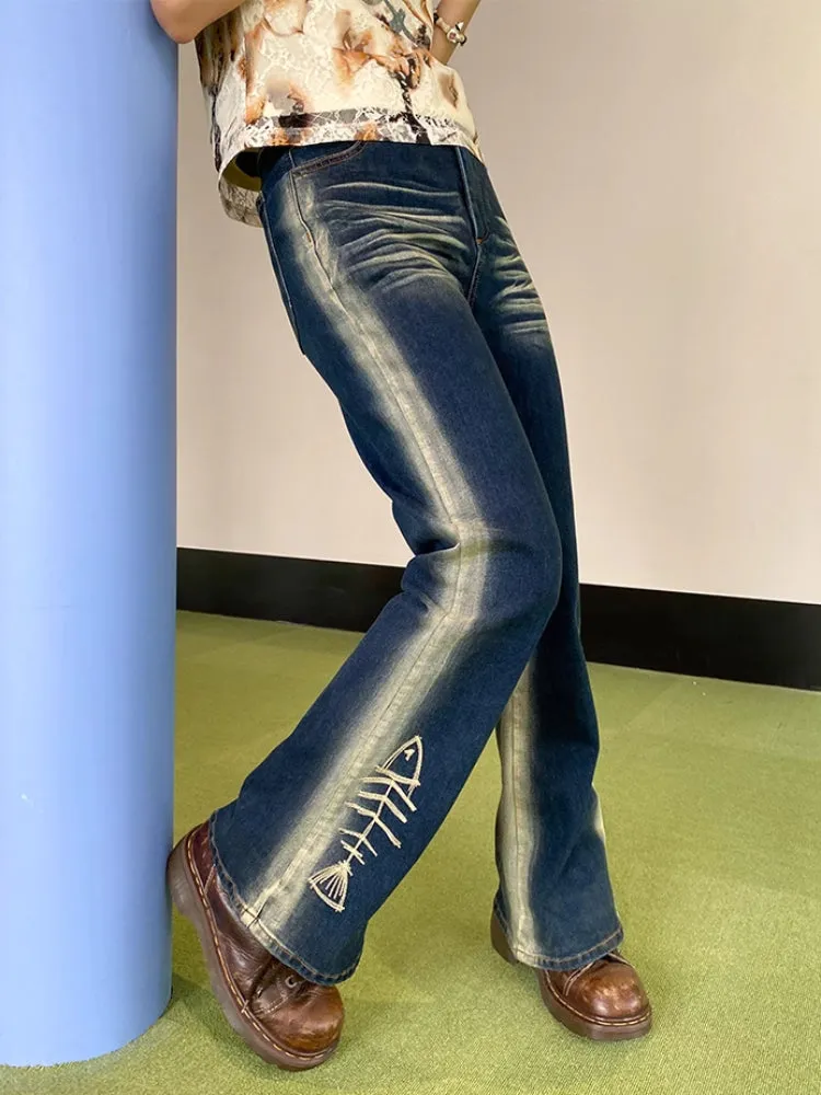 Boot cut denim pants【s0000007413】