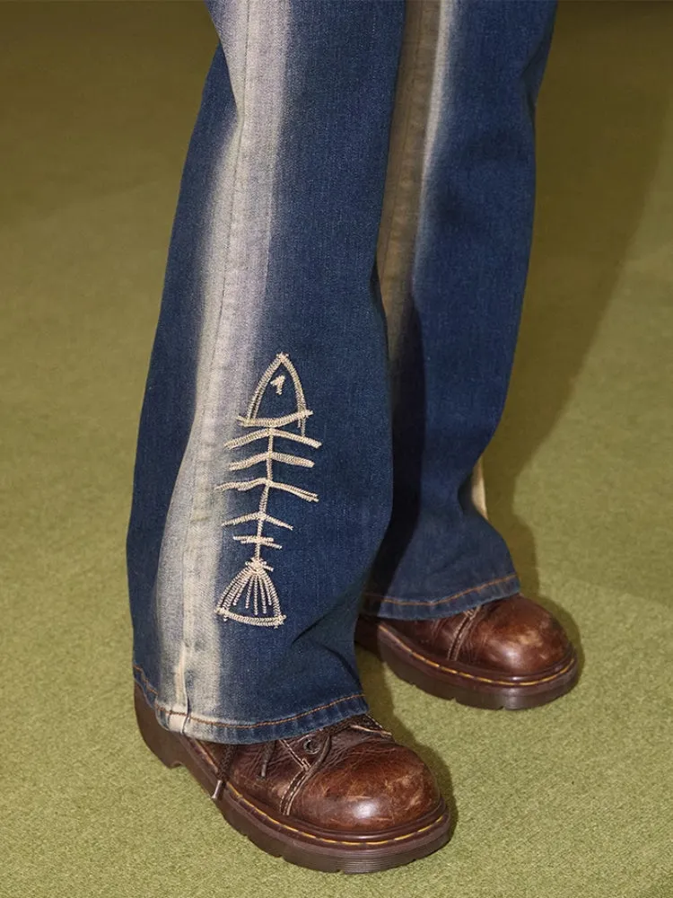 Boot cut denim pants【s0000007413】