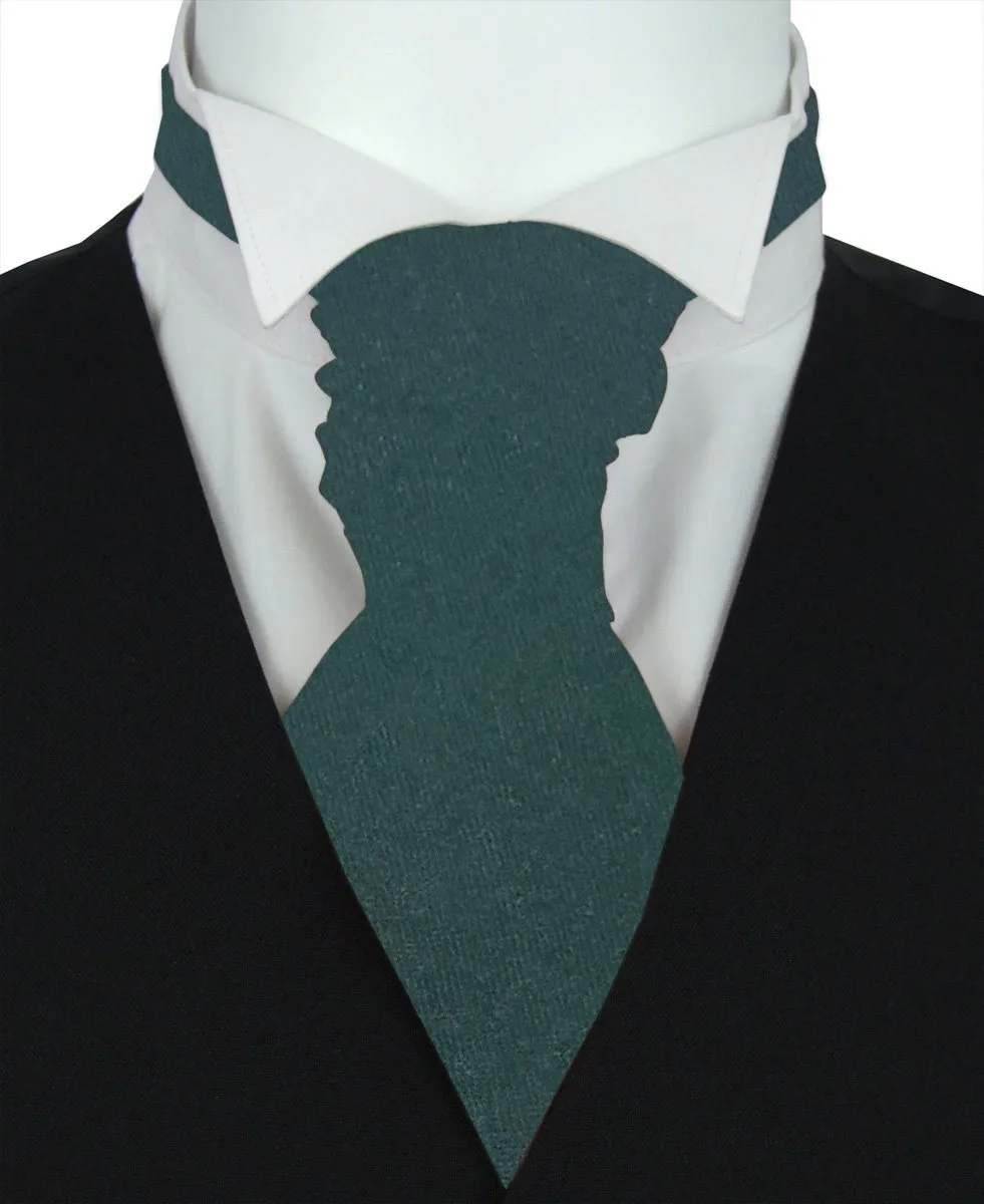 Bottle Green Boys Wedding Cravat