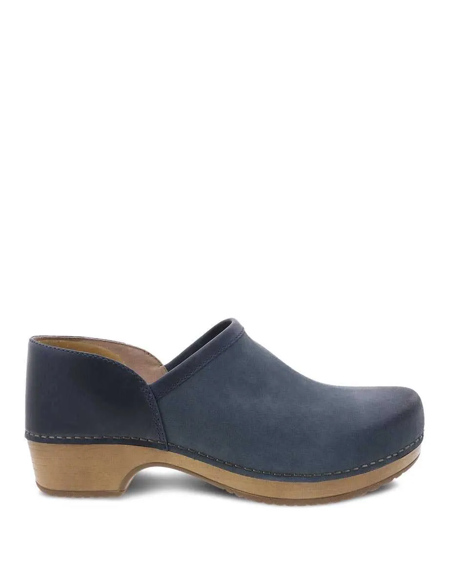 Brenna Sleek Clog in Navy