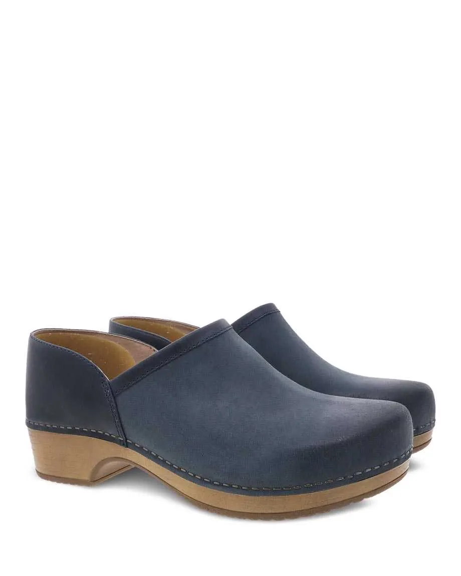 Brenna Sleek Clog in Navy