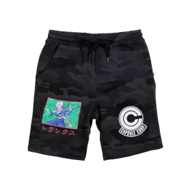 Capsule Corp Charcoal Camo Shorts