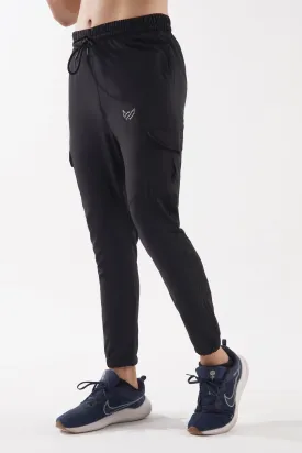 Sure! Heres an optimized title for the product: Mens Premium Black Cargo Pro Pants with Multiple Pockets.