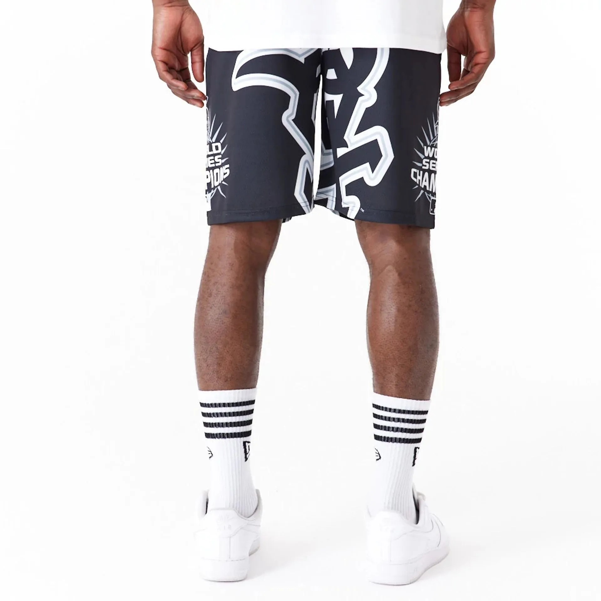 Chicago White Sox MLB Large Logo Black Shorts