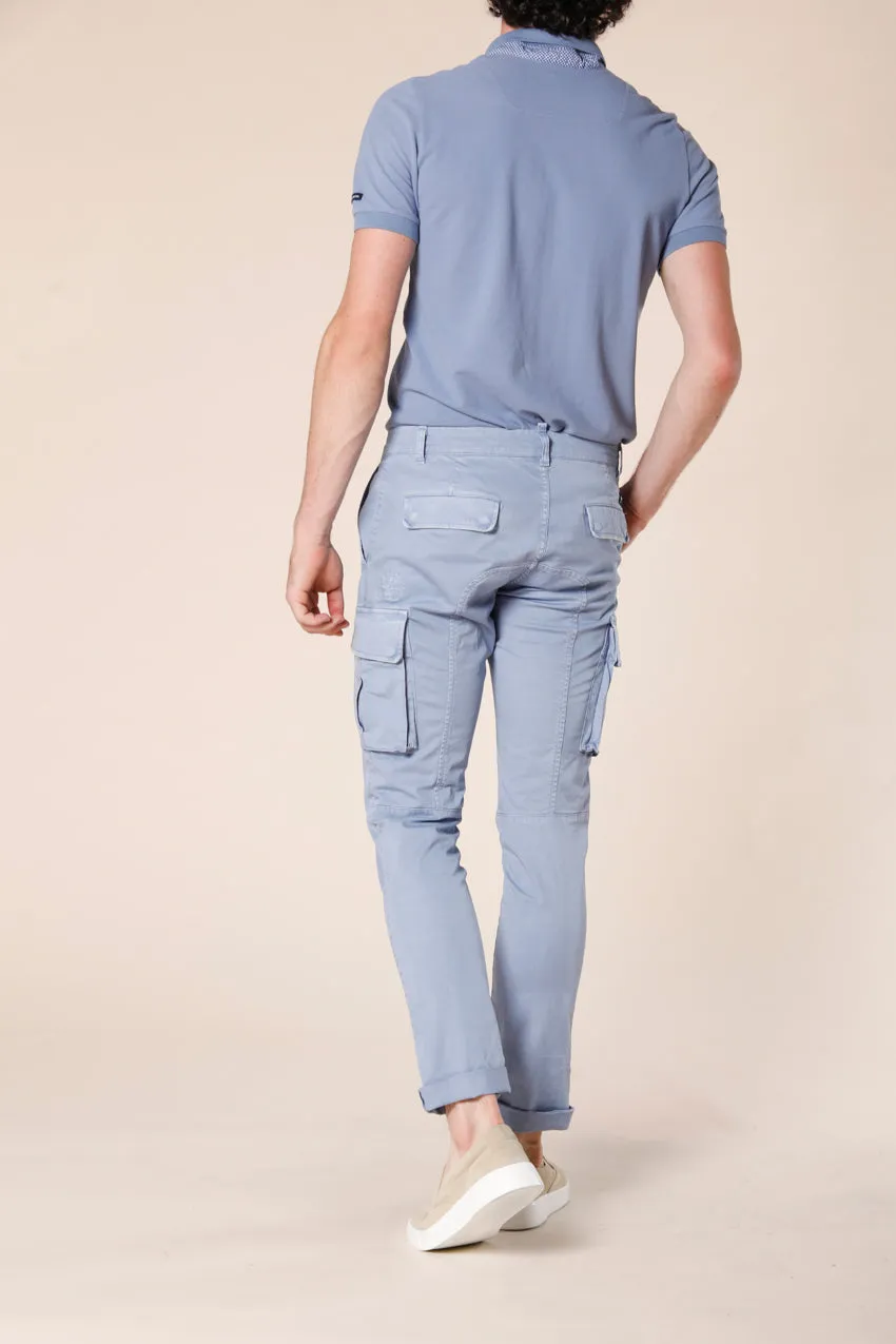 Chile pantalone cargo uomo in twill extra slim ①