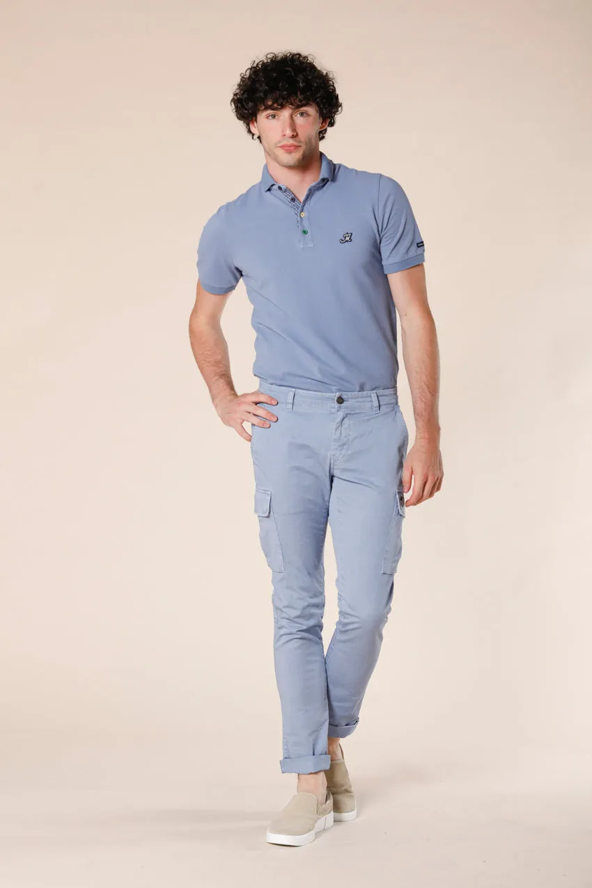 Chile pantalone cargo uomo in twill extra slim ①