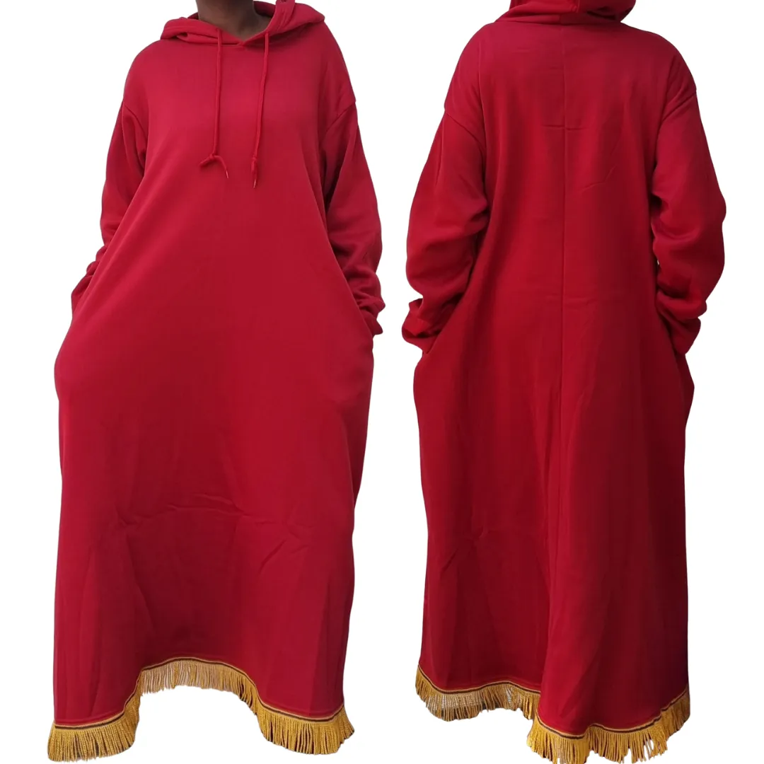 CHOSEN Oversized Hooded Maxi Dress