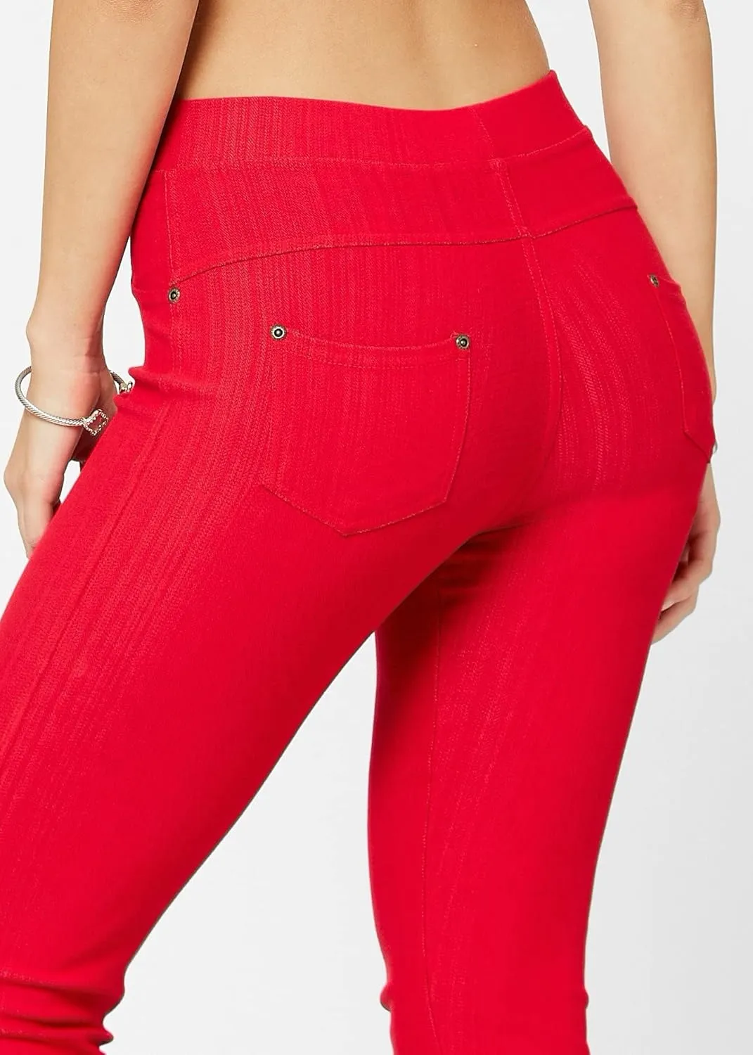 Conceited Jeggings for Women with Pockets - High Waist - Tummy Control Shaping - Regular and Plus Size