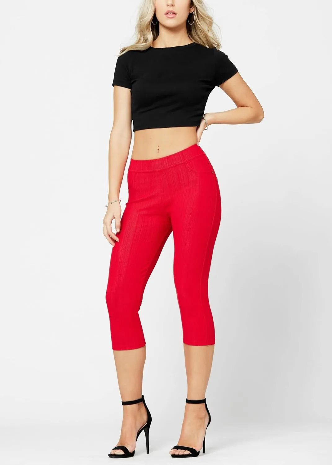 Conceited Jeggings for Women with Pockets - High Waist - Tummy Control Shaping - Regular and Plus Size