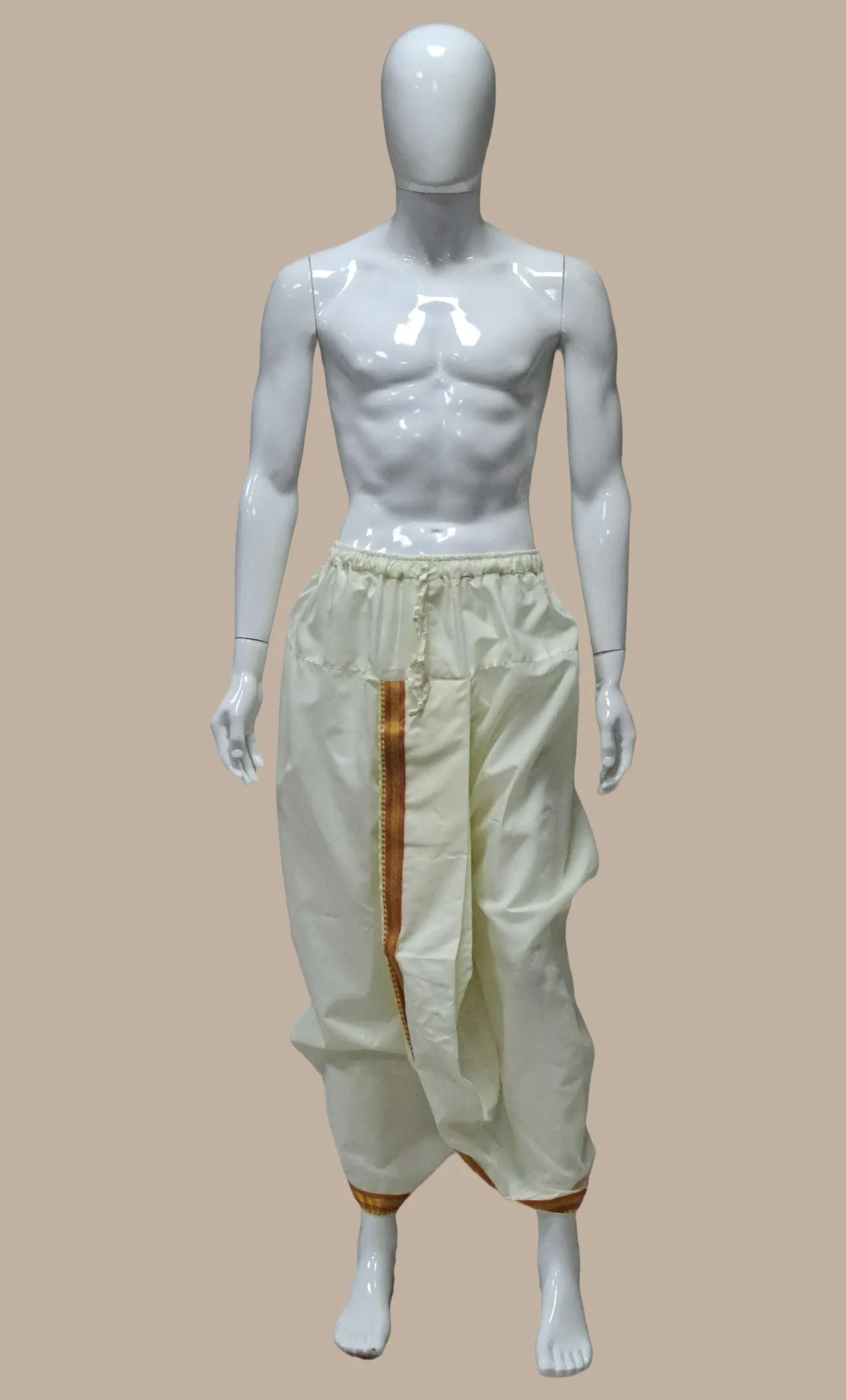 Cream Dhoti Pants