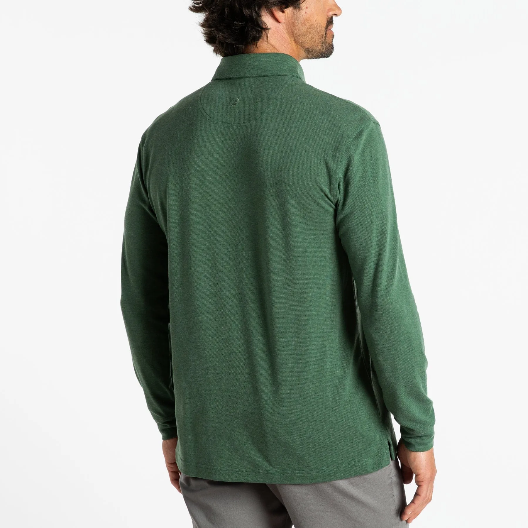 Duck Head Murray Pique Longleeve Polo - Men's