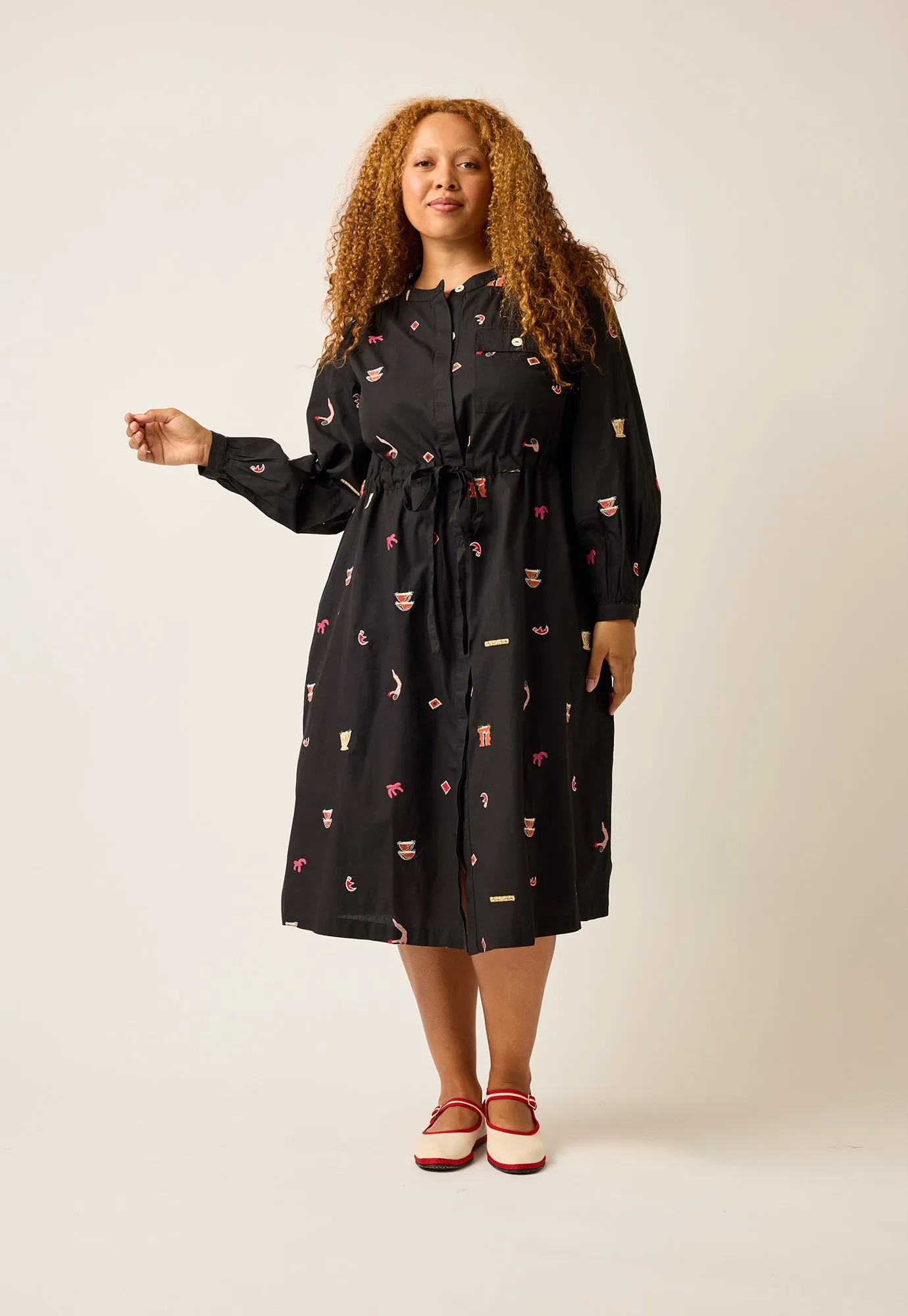 Edie Drawstring Dress