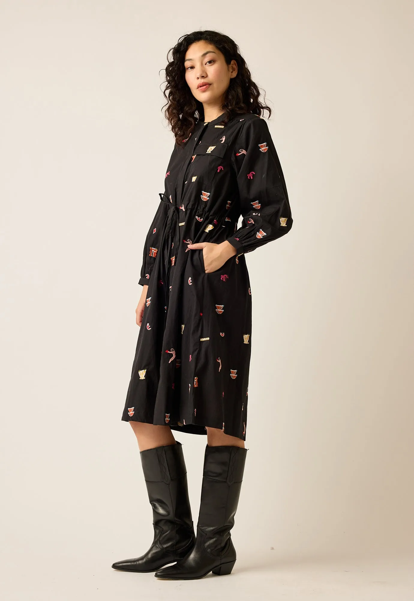 Edie Drawstring Dress