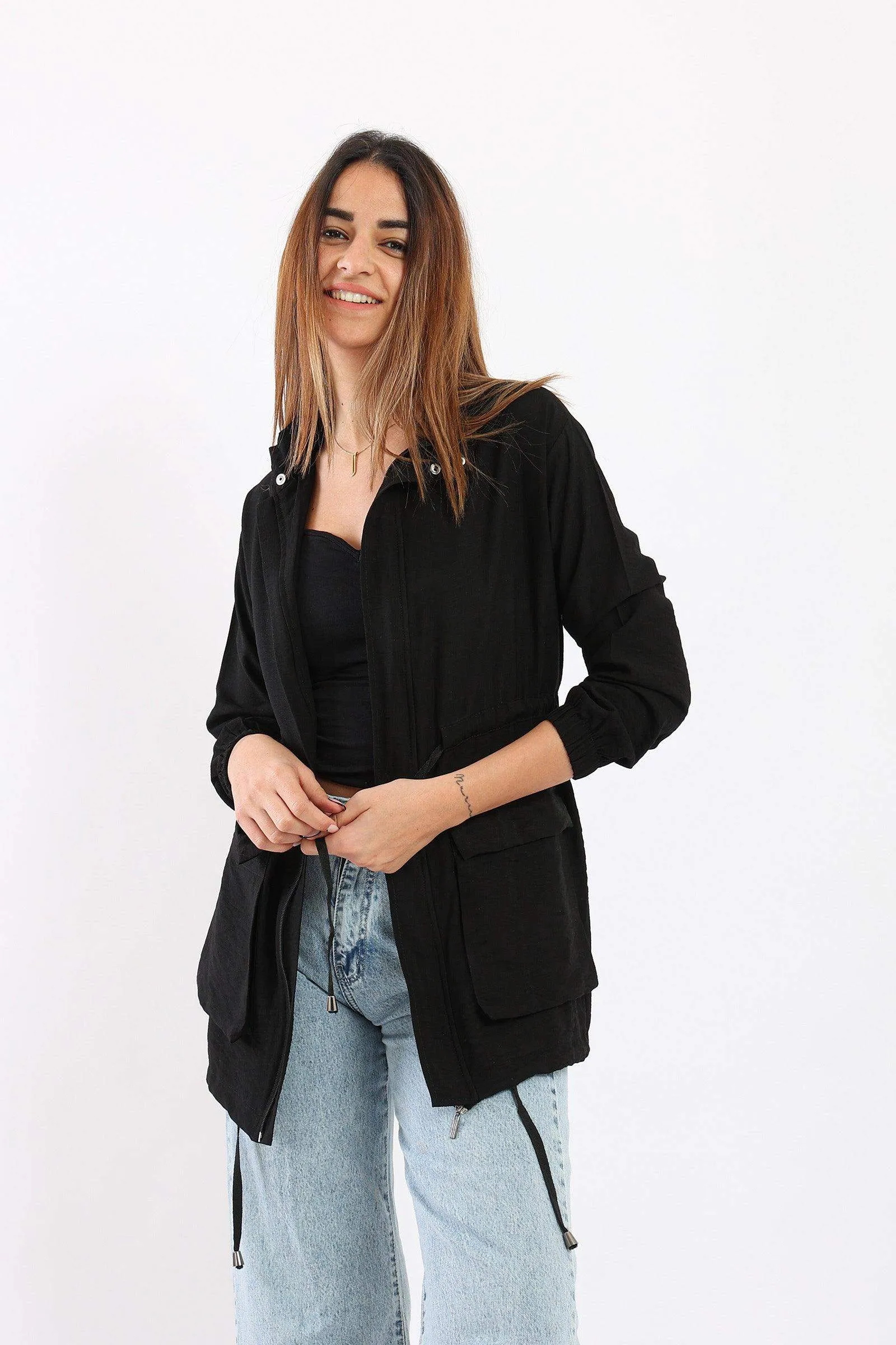 Elasticated Trim Lounge Jacket