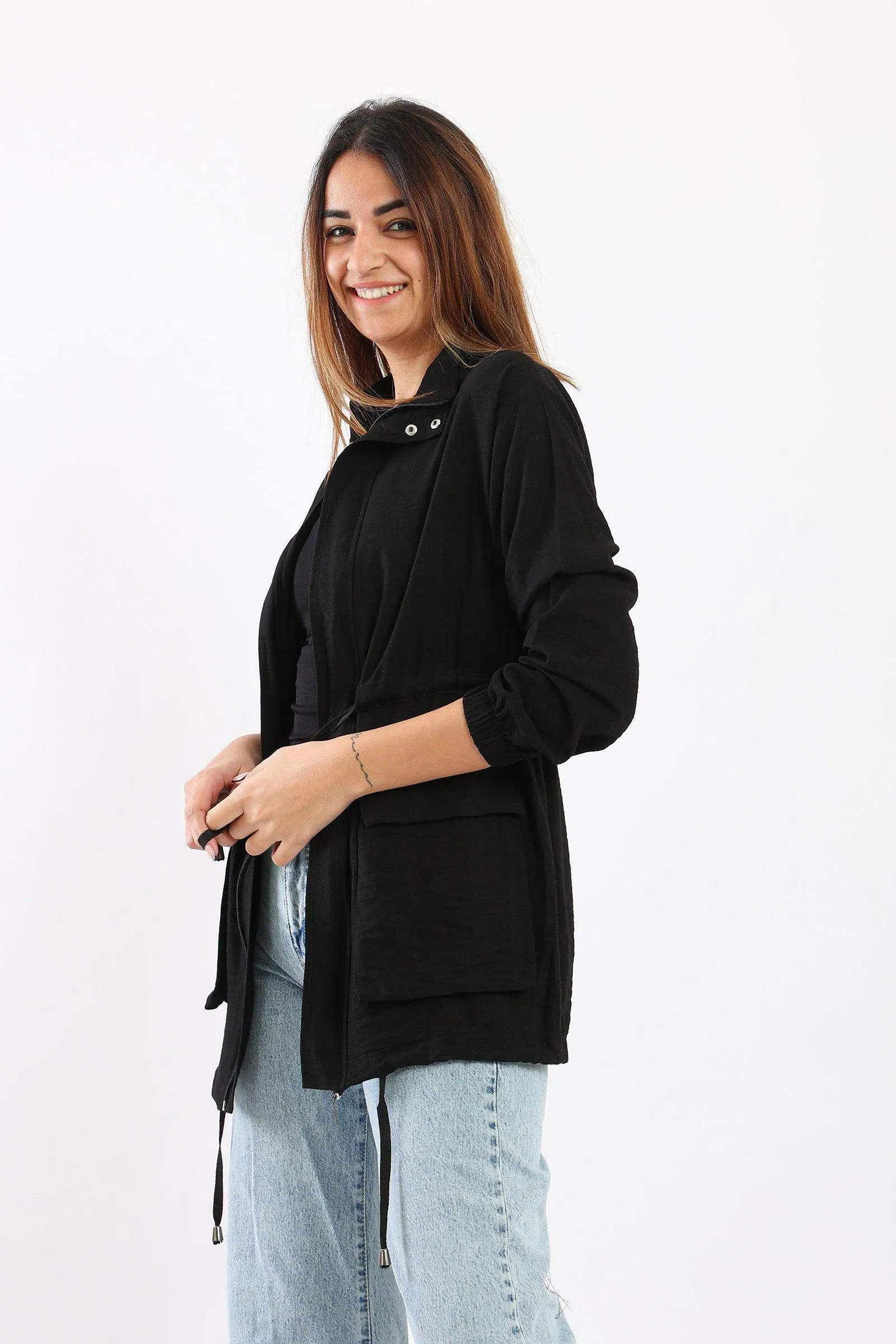 Elasticated Trim Lounge Jacket