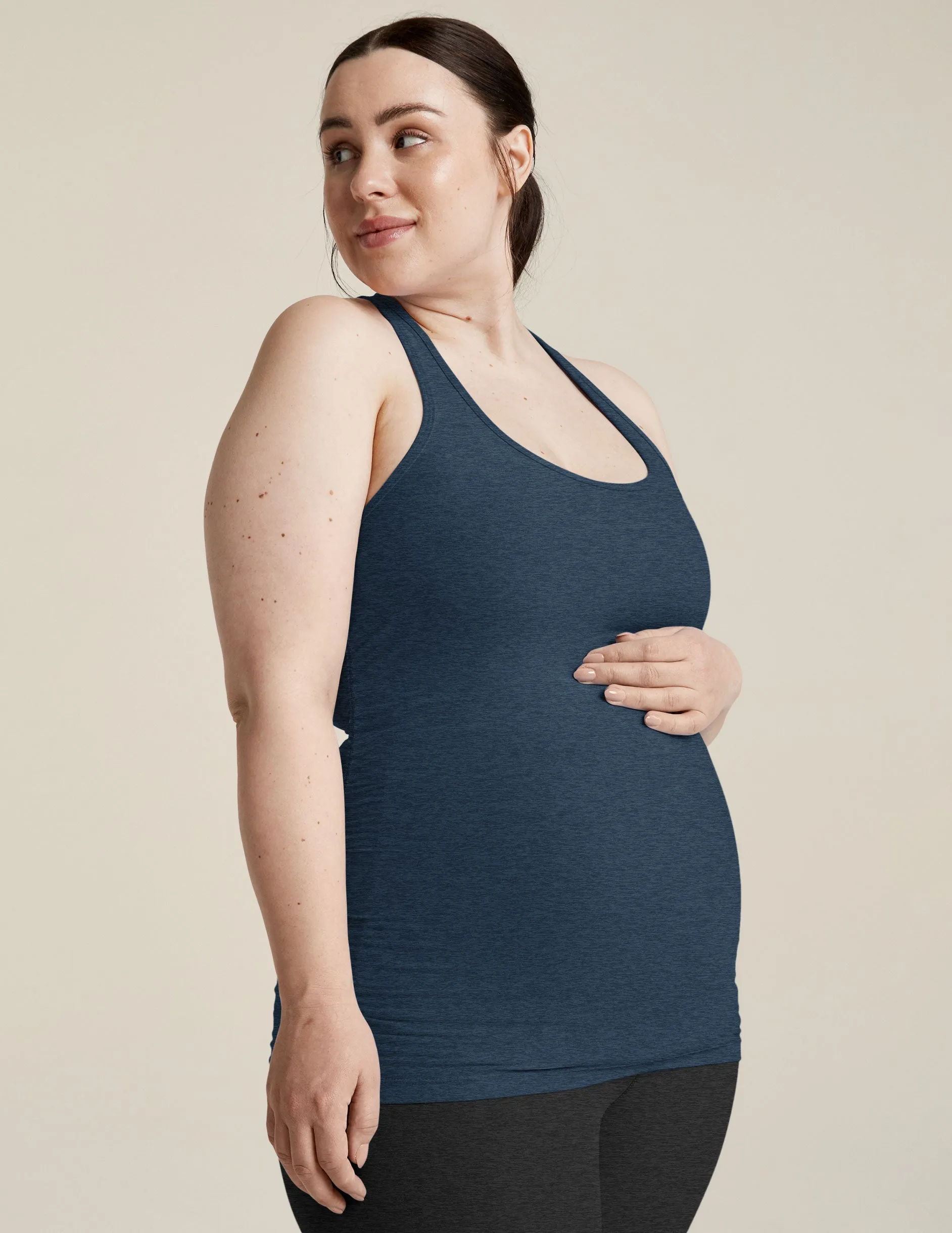 Featherweight Let It Grow Racerback Maternity Tank