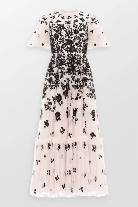 Fluttering Flowers Maxi Dress