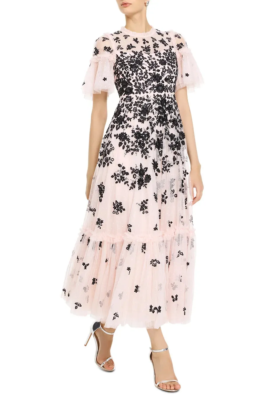 Fluttering Flowers Maxi Dress