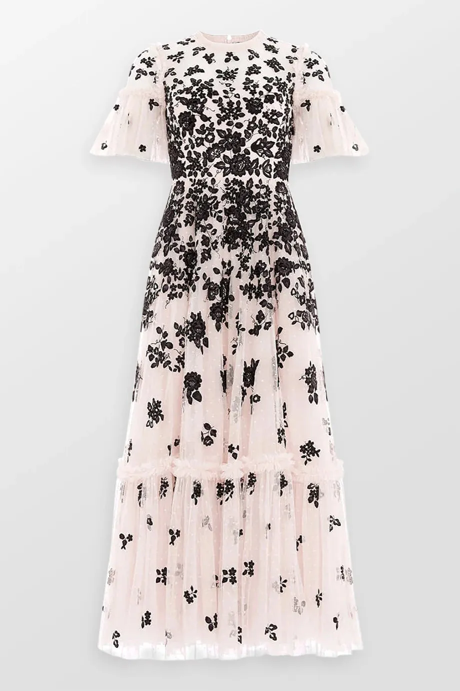 Fluttering Flowers Maxi Dress