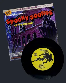 Fright Rags Presents: Spooky Sounds of the Morgue 45 Record (Black Vinyl Variant)