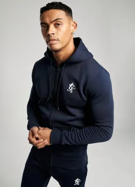 GK Basis Zip Through Hoodie - Navy
