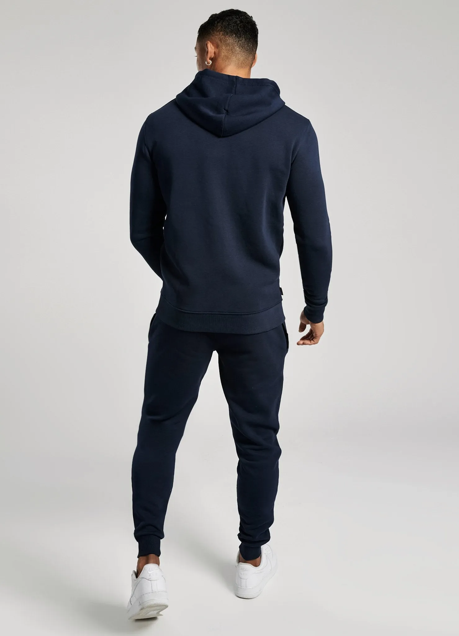 GK Basis Zip Through Hoodie - Navy