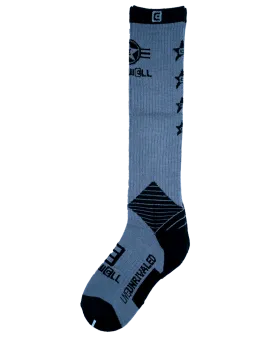 Gray Knee High Socks