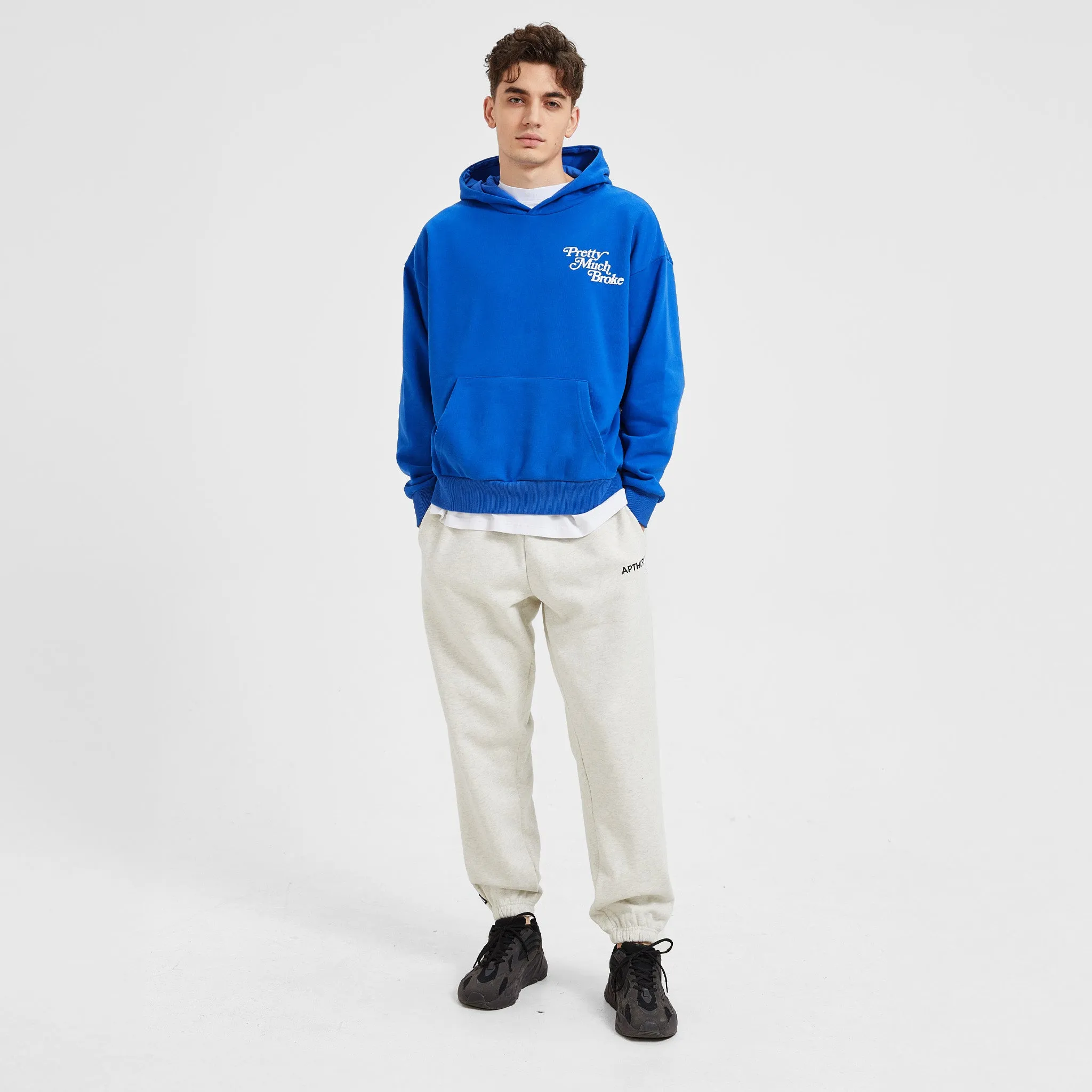 Heavyweight Melange Sweatpants - Dove Gray