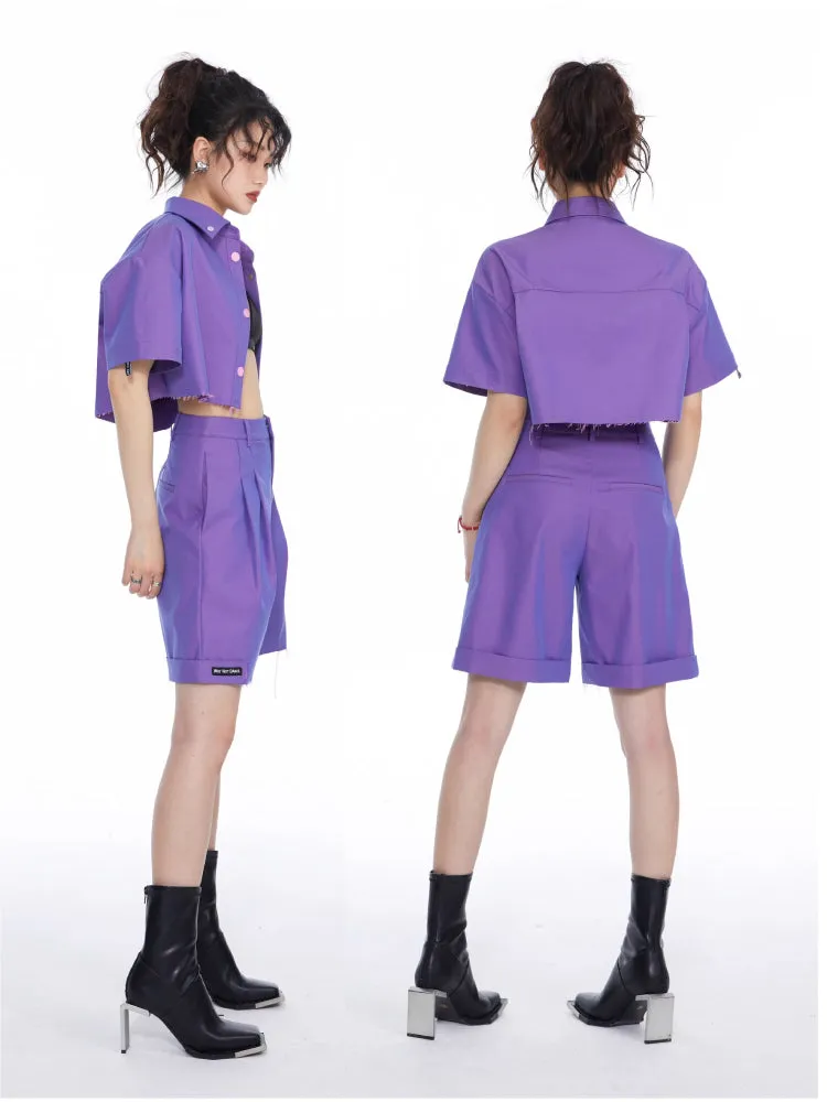 Hot girl short shirt and pants【s0000006720】