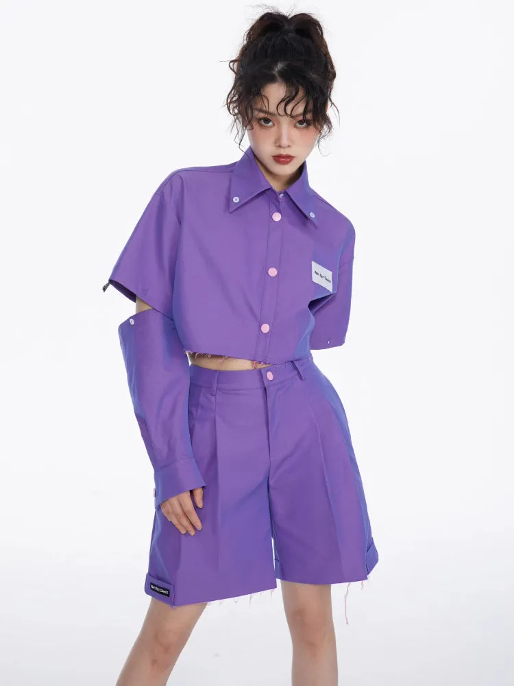 Hot girl short shirt and pants【s0000006720】