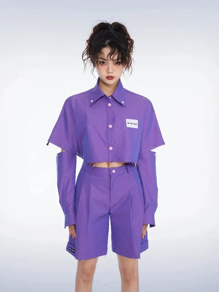 Hot girl short shirt and pants【s0000006720】