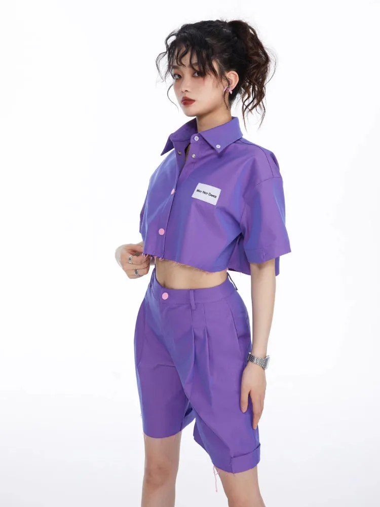Hot girl short shirt and pants【s0000006720】