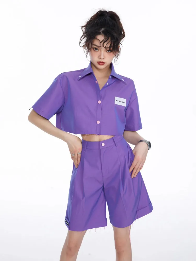 Hot girl short shirt and pants【s0000006720】