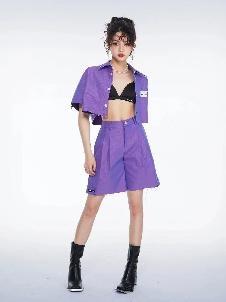 Hot girl short shirt and pants【s0000006720】