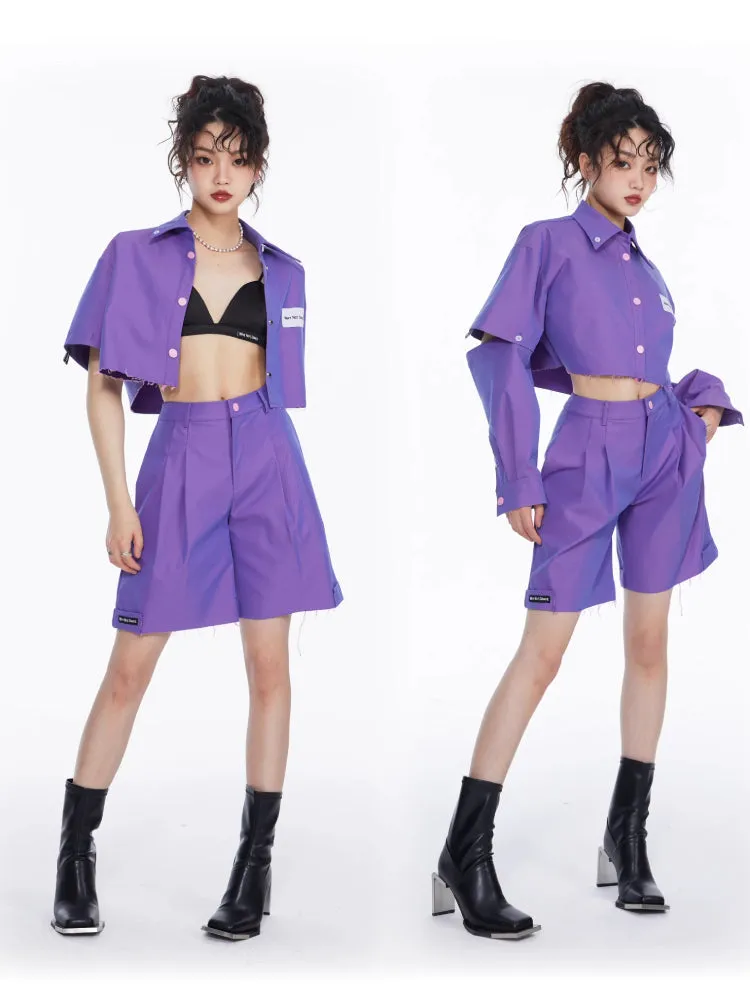 Hot girl short shirt and pants【s0000006720】