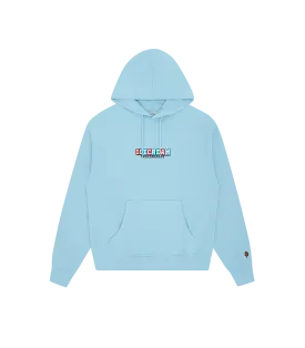 IC SKATEBOARDS EMBROIDERED POPOVER HOOD - BLUE