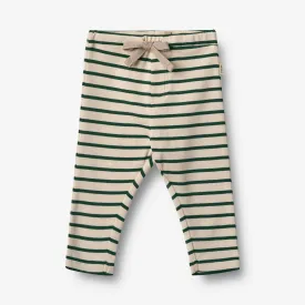 Jersey Pants Manfred - green stripe