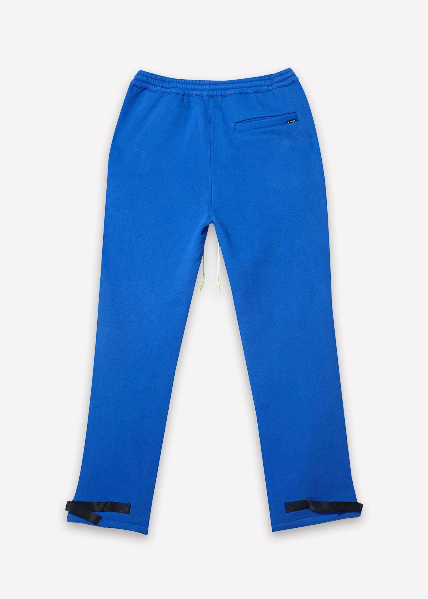 Konus Men's Bellow Pocket Sweatpants in Blue